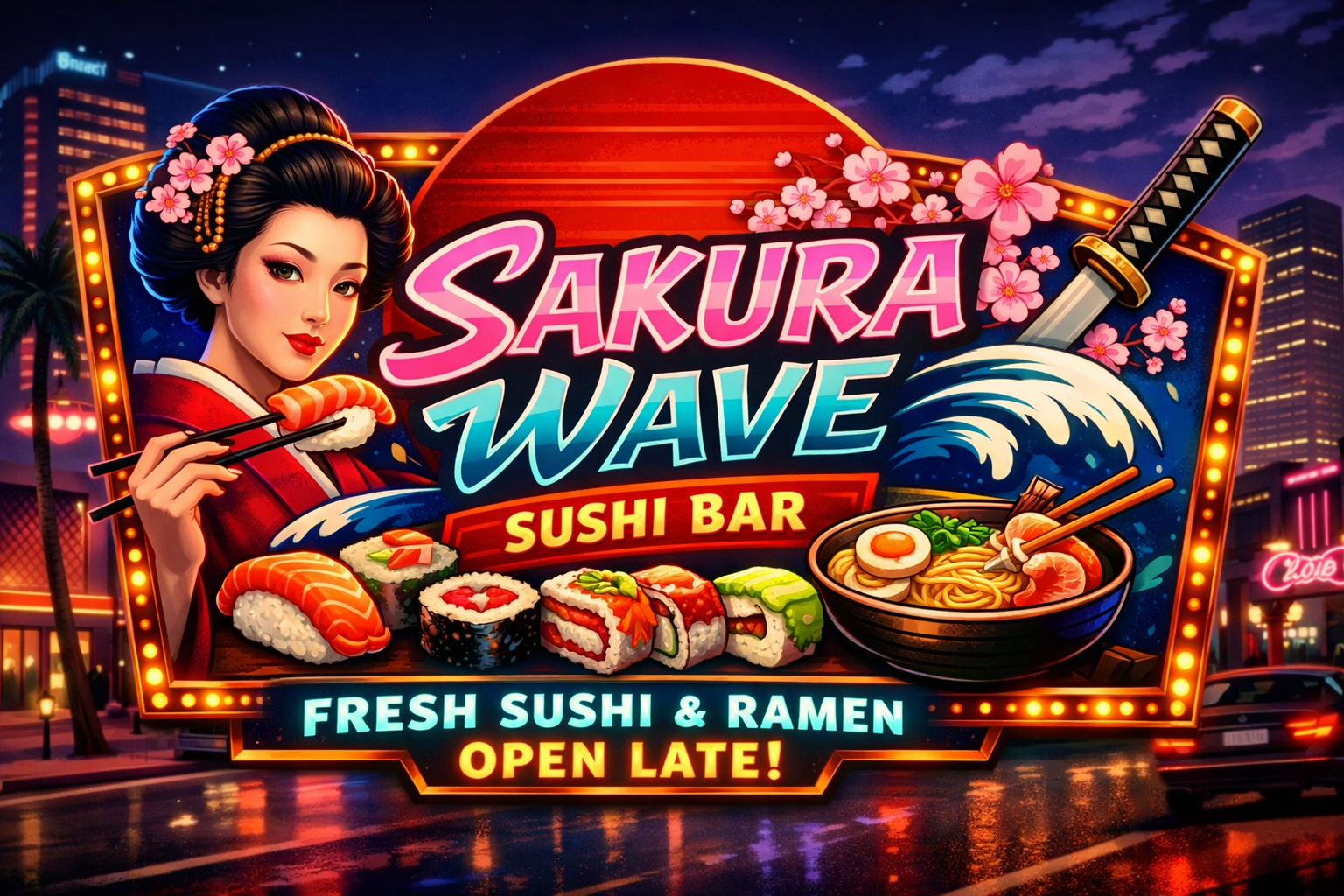 Sakura Wave Logo